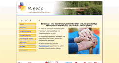 Desktop Screenshot of beko-giessen.de